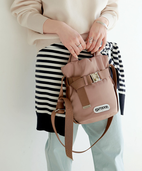 CROSS FUNCTION(クロスファンクション)の「OUTDOOR PRODUCTS (アウトドアプロダクツ) 2WAYベルトトートバッグSS【CROSS FUNCTION/クロスファンクション】(トートバッグ・レディース・ブラック/モカ・FREE)」の18枚目の写真