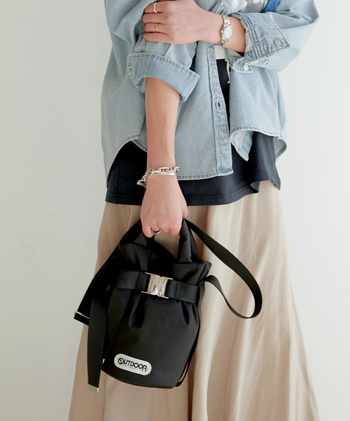 CROSS FUNCTION(クロスファンクション)の「OUTDOOR PRODUCTS (アウトドアプロダクツ) 2WAYベルトトートバッグSS【CROSS FUNCTION/クロスファンクション】(トートバッグ・レディース・ブラック/モカ・FREE)」の22枚目の写真