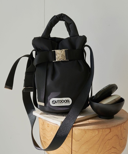 CROSS FUNCTION(クロスファンクション)の「OUTDOOR PRODUCTS (アウトドアプロダクツ) 2WAYベルトトートバッグSS【CROSS FUNCTION/クロスファンクション】(トートバッグ・レディース・ブラック/モカ・FREE)」の11枚目の写真