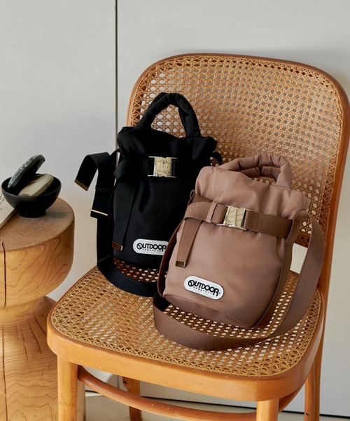 CROSS FUNCTION(クロスファンクション)の「OUTDOOR PRODUCTS (アウトドアプロダクツ) 2WAYベルトトートバッグSS【CROSS FUNCTION/クロスファンクション】(トートバッグ・レディース・ブラック/モカ・FREE)」の10枚目の写真