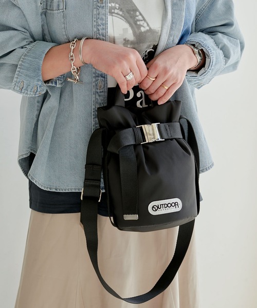 CROSS FUNCTION(クロスファンクション)の「OUTDOOR PRODUCTS (アウトドアプロダクツ) 2WAYベルトトートバッグSS【CROSS FUNCTION/クロスファンクション】(トートバッグ・レディース・ブラック/モカ・FREE)」の8枚目の写真