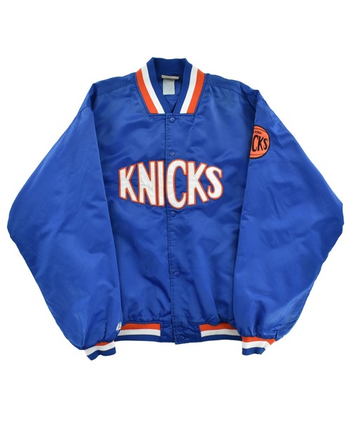 【USED】90’s HARDWOOD CLASSICS “NBA New York Knicks” ナイロン アワードジャケット