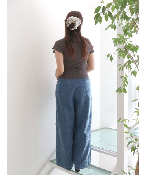Ungrid（アングリッド）の「タックデザインネップデニム（デニムパンツ・レディース・ライトブルー/ブルー・MEDIUM/SMALL）」の15枚目の写真