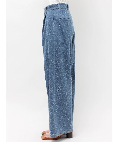 Ungrid（アングリッド）の「タックデザインネップデニム（デニムパンツ・レディース・ライトブルー/ブルー・MEDIUM/SMALL）」の19枚目の写真