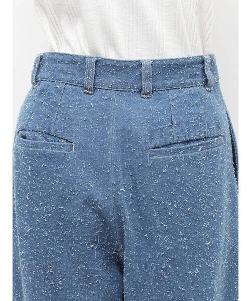 Ungrid（アングリッド）の「タックデザインネップデニム（デニムパンツ・レディース・ライトブルー/ブルー・MEDIUM/SMALL）」の21枚目の写真