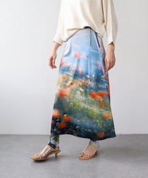 Three Four Time | フラワー転写プリントスカート(スカート)