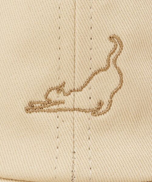 SHOO・LA・RUE（シューラルー）の「猫シルエット刺繍キャップ（キャップ・レディース・グレー/ブラック/ベージュ・00）」の4枚目の写真