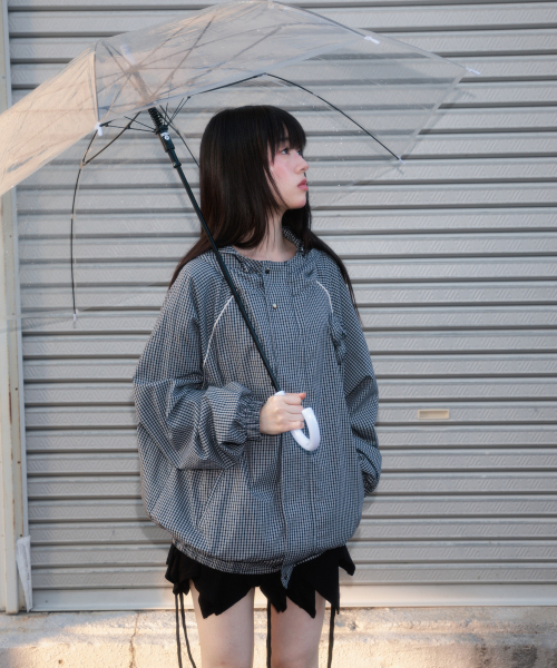 ROSEFRANTZ（ロゼフランツ）の「Rose Corsage Check Windbreaker [Navy]（ナイロンジャケット・レディース・ネイビー・OS）」の19枚目の写真