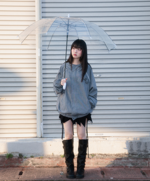 ROSEFRANTZ（ロゼフランツ）の「Rose Corsage Check Windbreaker [Navy]（ナイロンジャケット・レディース・ネイビー・OS）」の15枚目の写真