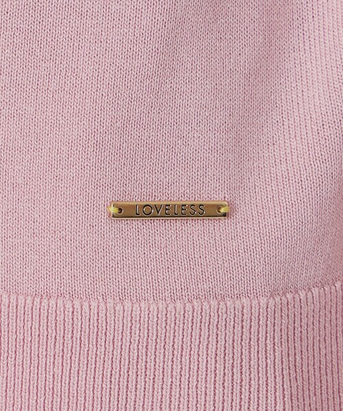 LOVELESS（ラブレス）の「パイピングニットカーディガン（カーディガン/ボレロ・レディース・ピンク系その他2/ブルー系その他7/グレー系その他・36）」の15枚目の写真
