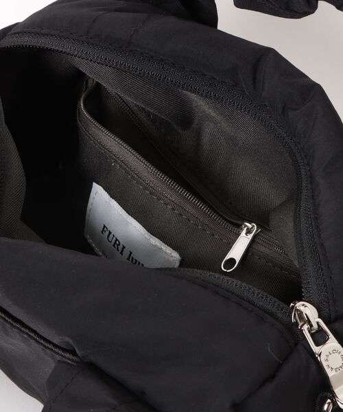 SALON de RUBAN（サロンドルヴァン）の「【SALON de RUBAN / サロン ド ルヴァン】 FURI luu ミニドラムボストンバッグ（ショルダーバッグ・レディース・ブラック・FREE）」の4枚目の写真