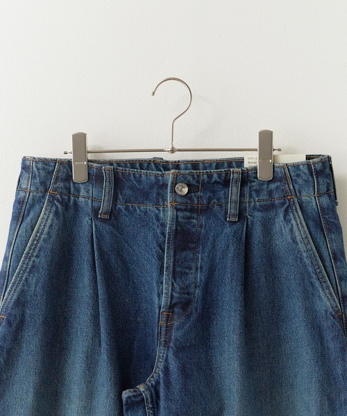 Calvin Klein（カルバン・クライン）の「Calvin Klein/カルバンクライン BARREL BENSON TROUSER ストレートシルエット ワイドデニムパンツ 2026年春夏（デニムパンツ・メンズ・インディゴブルー・32inch/30inch/28inch）」の9枚目の写真