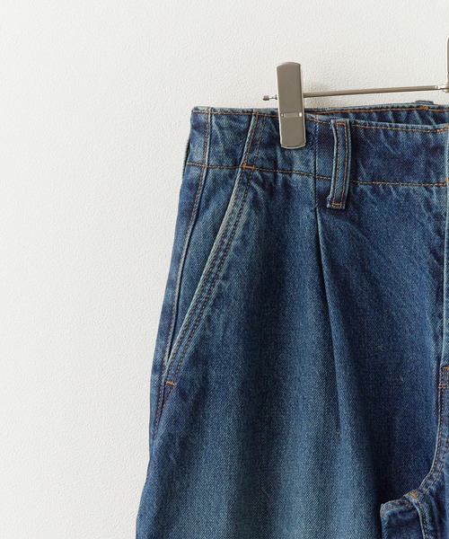 Calvin Klein（カルバン・クライン）の「Calvin Klein/カルバンクライン BARREL BENSON TROUSER ストレートシルエット ワイドデニムパンツ 2026年春夏（デニムパンツ・メンズ・インディゴブルー・32inch/30inch/28inch）」の8枚目の写真