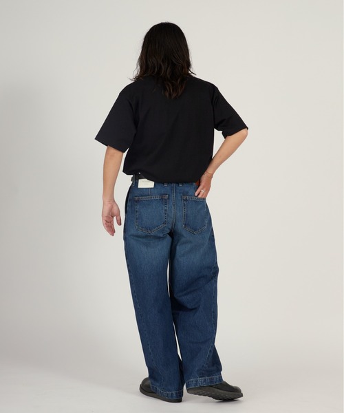 Calvin Klein（カルバン・クライン）の「Calvin Klein/カルバンクライン BARREL BENSON TROUSER ストレートシルエット ワイドデニムパンツ 2026年春夏（デニムパンツ・メンズ・インディゴブルー・32inch/30inch/28inch）」の17枚目の写真