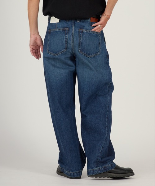 Calvin Klein（カルバン・クライン）の「Calvin Klein/カルバンクライン BARREL BENSON TROUSER ストレートシルエット ワイドデニムパンツ 2026年春夏（デニムパンツ・メンズ・インディゴブルー・32inch/30inch/28inch）」の14枚目の写真