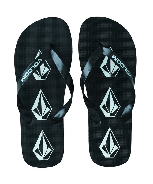 VOLCOM(ボルコム)の「VOLCOM メンズ STONE Sandal ビーチサンダル 【2026年春夏モデル】(サンダル・メンズ・ホワイト/ホワイト×ブルー/ブラック・26cm/27cm/28cm/23cm/24cm/25cm)」の1枚目の写真