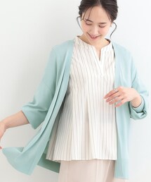 SHOO・LA・RUE | 【洗濯機可/ひんやり/UV】さらっとしたタッチが心地よい ミドルカーディガン(カーディガン/ボレロ)