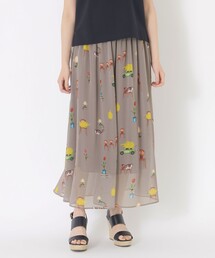 S.ESSENTIALS（エスエッセンシャルズ）の「【AIKO FUKUDAコラボ】プリントパンツ（その他パンツ）」