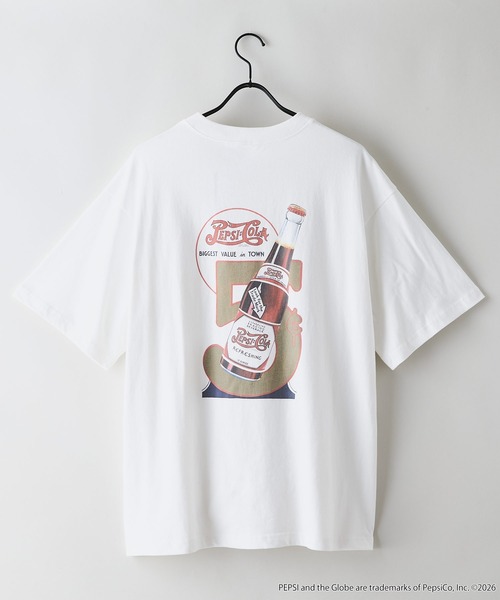 DISCUS（ディスカス）の「【DISCUS/ディスカス】【選べる丈感・PEPSI】DISCUS×ペプシ コラボTシャツ クロップド短丈・ルーズシルエット（Tシャツ/カットソー・レディース・ホワイト系その他2/ホワイト系その他・LARGE/MEDIUM）」の17枚目の写真