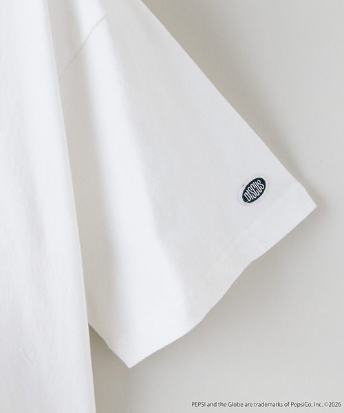 DISCUS（ディスカス）の「【DISCUS/ディスカス】【選べる丈感・PEPSI】DISCUS×ペプシ コラボTシャツ クロップド短丈・ルーズシルエット（Tシャツ/カットソー・レディース・ホワイト系その他2/ホワイト系その他・LARGE/MEDIUM）」の11枚目の写真