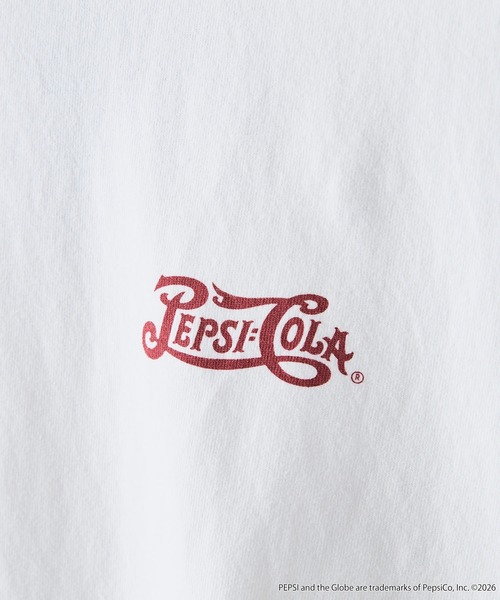 DISCUS（ディスカス）の「【DISCUS/ディスカス】【選べる丈感・PEPSI】DISCUS×ペプシ コラボTシャツ クロップド短丈・ルーズシルエット（Tシャツ/カットソー・レディース・ホワイト系その他2/ホワイト系その他・LARGE/MEDIUM）」の12枚目の写真