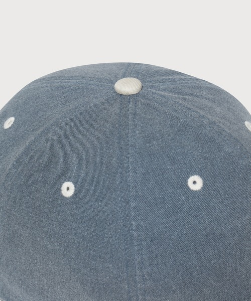 COVERNAT（カバーナット）の「[SOOBIN着用] C-LOGO COZY FIT WASHED COLOR-BLOCK BALL CAP（キャップ・メンズ・ブルー/チャコールグレー・FREE）」の7枚目の写真