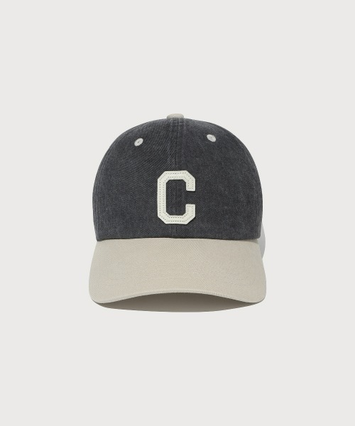 COVERNAT（カバーナット）の「[SOOBIN着用] C-LOGO COZY FIT WASHED COLOR-BLOCK BALL CAP（キャップ・メンズ・ブルー/チャコールグレー・FREE）」の10枚目の写真