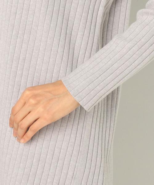 Another Edition（アナザーエディション）の「スリットチュニック/AEMBC C/R/N SLIT TU◆（ニット/セーター・レディース・オフホワイト/ブラック/ライトグレー/オリーブ・FREE）」の10枚目の写真