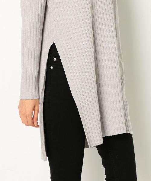 Another Edition（アナザーエディション）の「スリットチュニック/AEMBC C/R/N SLIT TU◆（ニット/セーター・レディース・オフホワイト/ブラック/ライトグレー/オリーブ・FREE）」の11枚目の写真