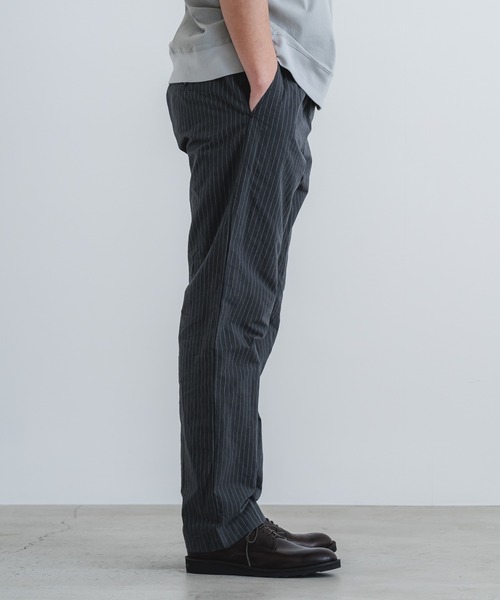 quadro(クオドロ)の「コットンリネンウェザー近江晒イージーパンツ(その他パンツ・メンズ・ストライプ/チェック・MEDIUM)」の19枚目の写真