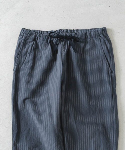 quadro(クオドロ)の「コットンリネンウェザー近江晒イージーパンツ(その他パンツ・メンズ・ストライプ/チェック・MEDIUM)」の4枚目の写真