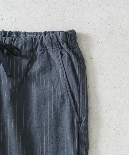quadro(クオドロ)の「コットンリネンウェザー近江晒イージーパンツ(その他パンツ・メンズ・ストライプ/チェック・MEDIUM)」の7枚目の写真