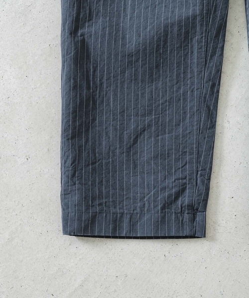 quadro(クオドロ)の「コットンリネンウェザー近江晒イージーパンツ(その他パンツ・メンズ・ストライプ/チェック・MEDIUM)」の9枚目の写真