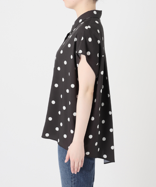 Spick & Span(スピックアンドスパン)の「《一部店舗+WEB限定 / 追加》ドットフレンチスリーブシャツ(シャツ/ブラウス・レディース・その他2/その他4/マルチ・FREE)」の18枚目の写真