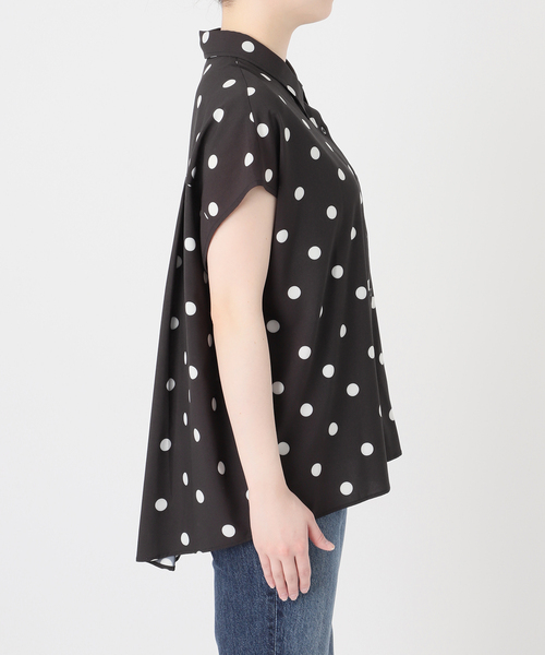 Spick & Span(スピックアンドスパン)の「《一部店舗+WEB限定 / 追加》ドットフレンチスリーブシャツ(シャツ/ブラウス・レディース・その他2/その他4/マルチ・FREE)」の16枚目の写真