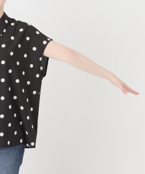 Spick & Span(スピックアンドスパン)の「《一部店舗+WEB限定 / 追加》ドットフレンチスリーブシャツ(シャツ/ブラウス・レディース・その他2/その他4/マルチ・FREE)」の15枚目の写真
