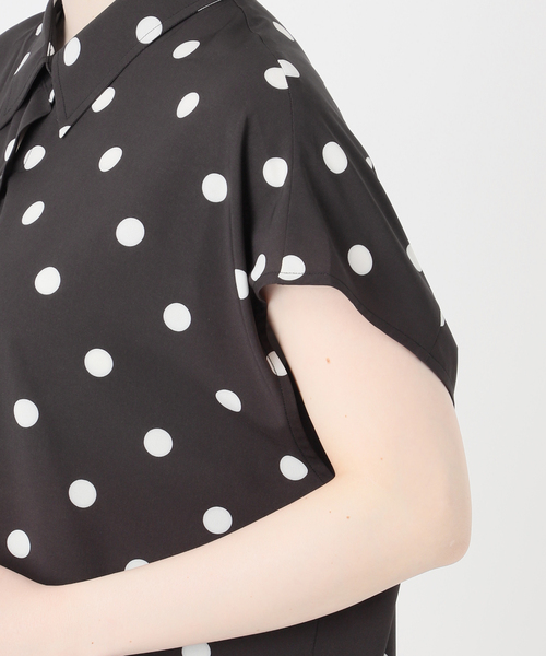 Spick & Span(スピックアンドスパン)の「《一部店舗+WEB限定 / 追加》ドットフレンチスリーブシャツ(シャツ/ブラウス・レディース・その他2/その他4/マルチ・FREE)」の14枚目の写真
