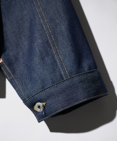 PENNEYS(ぺニーズ)の「PENNEY'S FOREMOST / ペニーズフォアモスト WWⅡ T-BACK JACKET セルビッチ デニムジャケット(デニムジャケット・メンズ・インディゴブルー・40/42/44)」の16枚目の写真