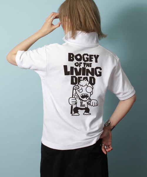 LIBERTY CITY（リバティシティ）の「【LIBERTY CITY/リバティーシティ】 [LIVING DEAD] ドライポロシャツ（ポロシャツ・メンズ・ブラック/ホワイト・3/2/1/4）」の21枚目の写真