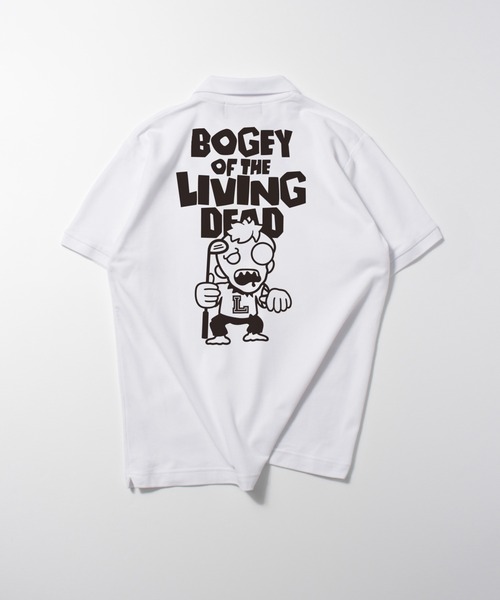 LIBERTY CITY（リバティシティ）の「【LIBERTY CITY/リバティーシティ】 [LIVING DEAD] ドライポロシャツ（ポロシャツ・メンズ・ブラック/ホワイト・3/2/1/4）」の10枚目の写真