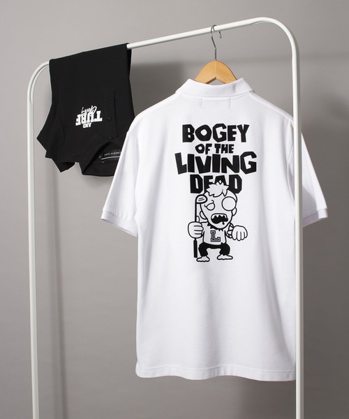 LIBERTY CITY（リバティシティ）の「【LIBERTY CITY/リバティーシティ】 [LIVING DEAD] ドライポロシャツ（ポロシャツ・メンズ・ブラック/ホワイト・3/2/1/4）」の17枚目の写真