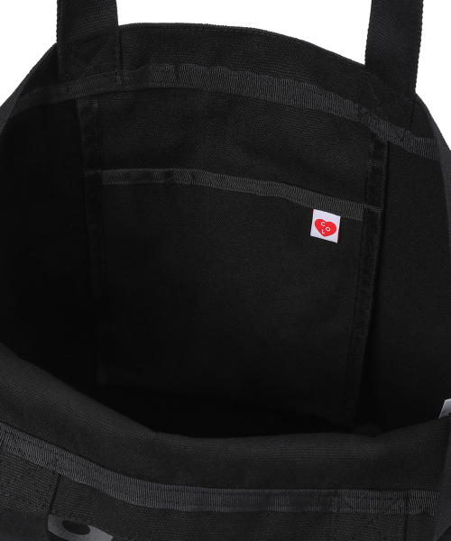 COLLAGEVACANCE(コラージュバカンス)の「Logo Alphabet Cotton Bag (Black)(エコバッグ/サブバッグ・レディース・その他・FREE)」の3枚目の写真
