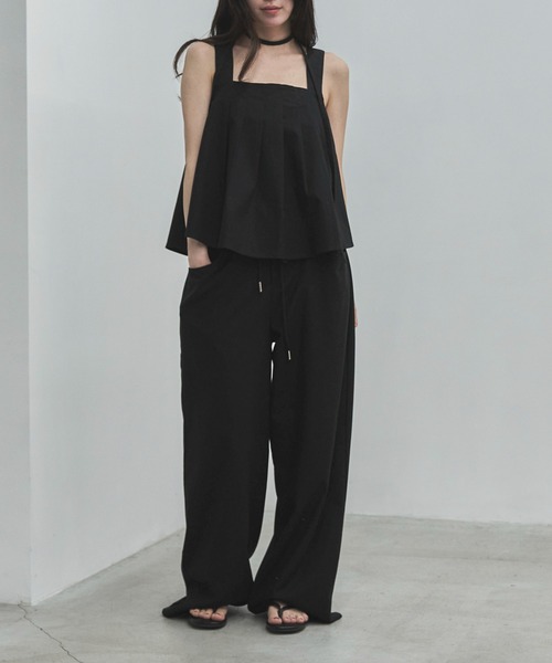 feepur（フェピュール）の「【セットアップ可】リネンミックスイージーパンツ（その他パンツ・レディース・ブラック/アイボリー/ブラウン・TALL/MEDIUM/SMALL）」の5枚目の写真