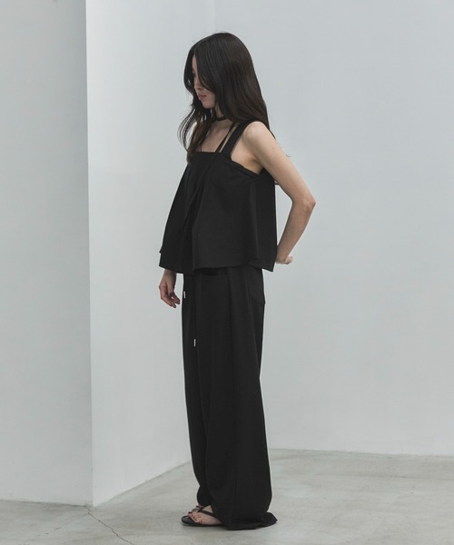 feepur（フェピュール）の「【セットアップ可】リネンミックスイージーパンツ（その他パンツ・レディース・ブラック/アイボリー/ブラウン・TALL/MEDIUM/SMALL）」の6枚目の写真