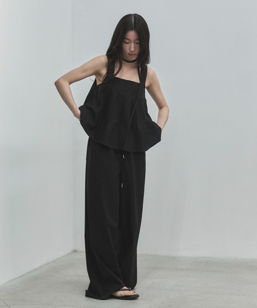 feepur（フェピュール）の「【セットアップ可】リネンミックスイージーパンツ（その他パンツ・レディース・ブラック/アイボリー/ブラウン・TALL/MEDIUM/SMALL）」の8枚目の写真