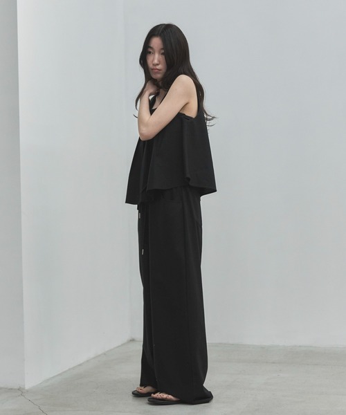 feepur（フェピュール）の「【セットアップ可】リネンミックスイージーパンツ（その他パンツ・レディース・ブラック/アイボリー/ブラウン・TALL/MEDIUM/SMALL）」の9枚目の写真