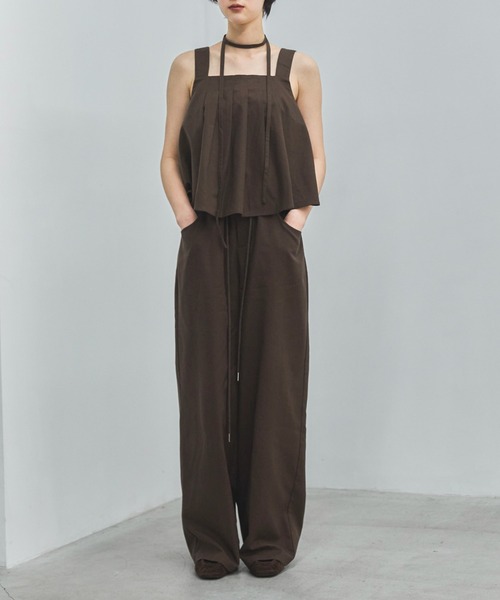 feepur（フェピュール）の「【セットアップ可】リネンミックスイージーパンツ（その他パンツ・レディース・ブラック/アイボリー/ブラウン・TALL/MEDIUM/SMALL）」の12枚目の写真