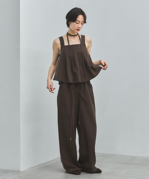 feepur（フェピュール）の「【セットアップ可】リネンミックスイージーパンツ（その他パンツ・レディース・ブラック/アイボリー/ブラウン・TALL/MEDIUM/SMALL）」の15枚目の写真