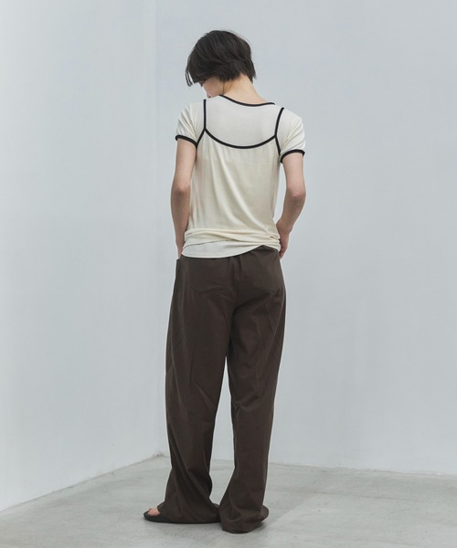 feepur（フェピュール）の「【セットアップ可】リネンミックスイージーパンツ（その他パンツ・レディース・ブラック/アイボリー/ブラウン・TALL/MEDIUM/SMALL）」の19枚目の写真