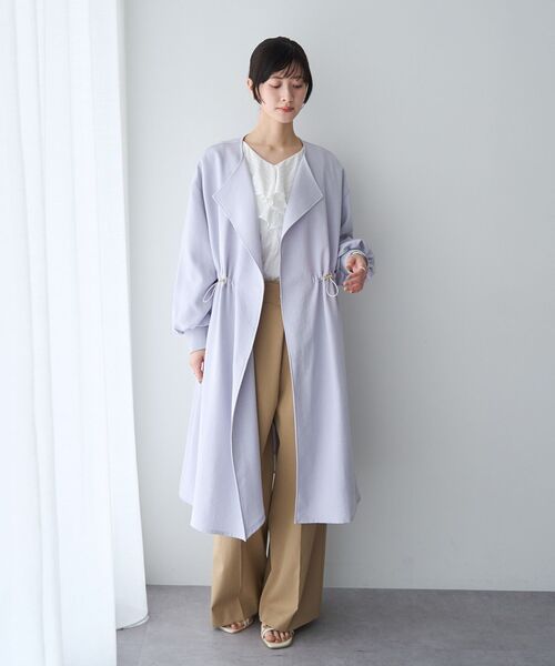 YECCA VECCA(イェッカヴェッカ)の「ストライプ柄ラッフルブラウス(シャツ/ブラウス・レディース・ストライプ・M)」の3枚目の写真